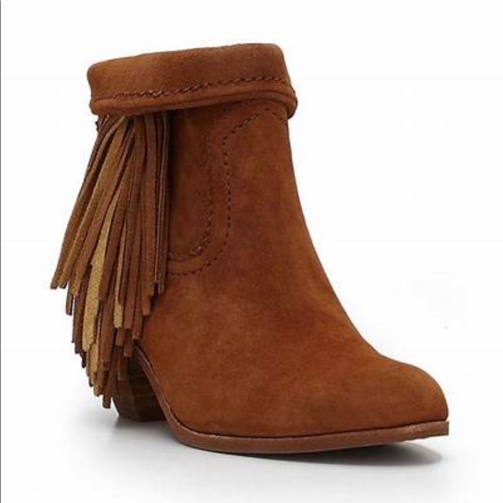 COPY - Sam Edelman Louie fringe suede boots 7